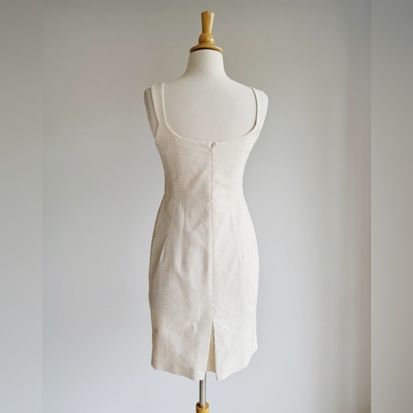 NANETTE LEPORE Ivory Textured Bustier Dress Size 2 - Picture 5 of 7
